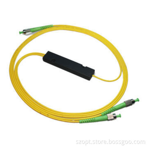 SC/APC 1*2 SM optical fiber splitter